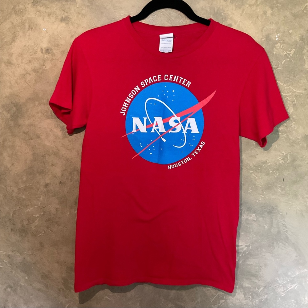 Vintage Y2K NASA Johnson Space Center Baby Tee
